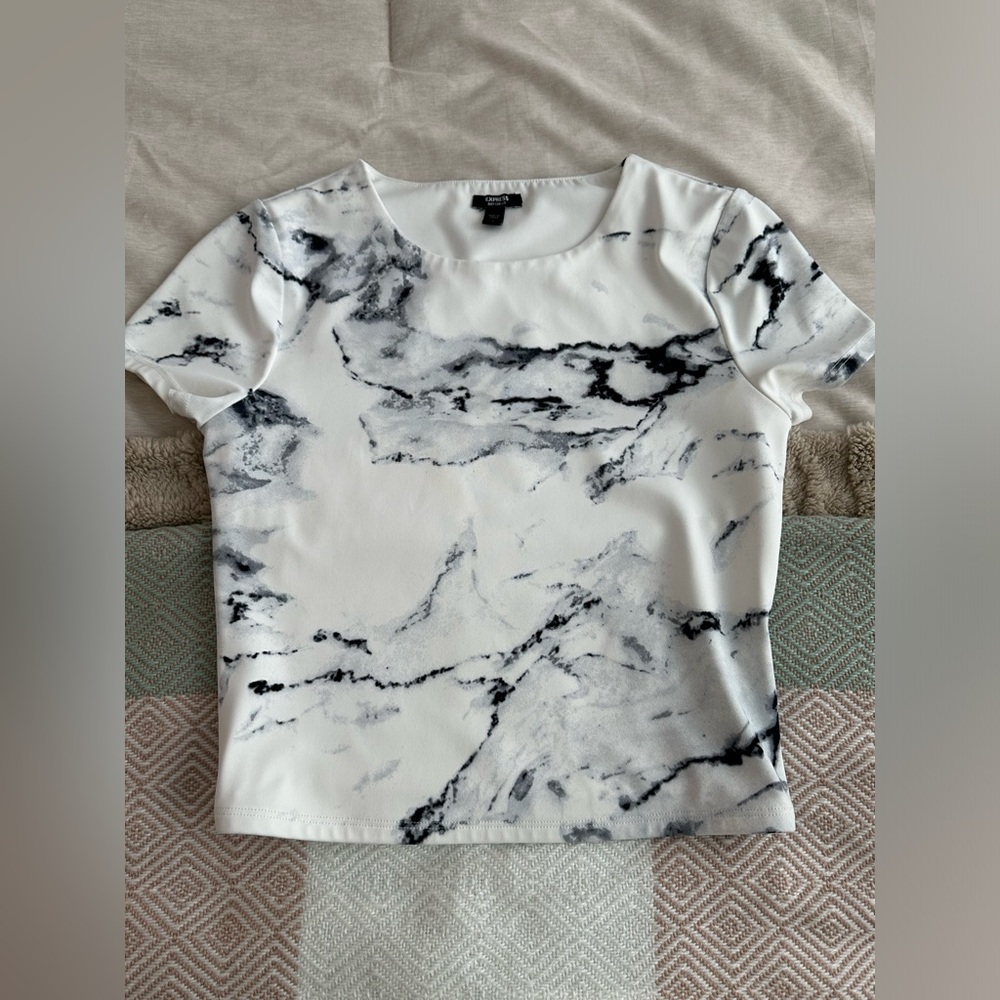 Express white top